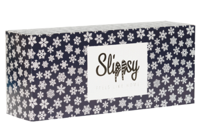 Blue Snowflake Box velký